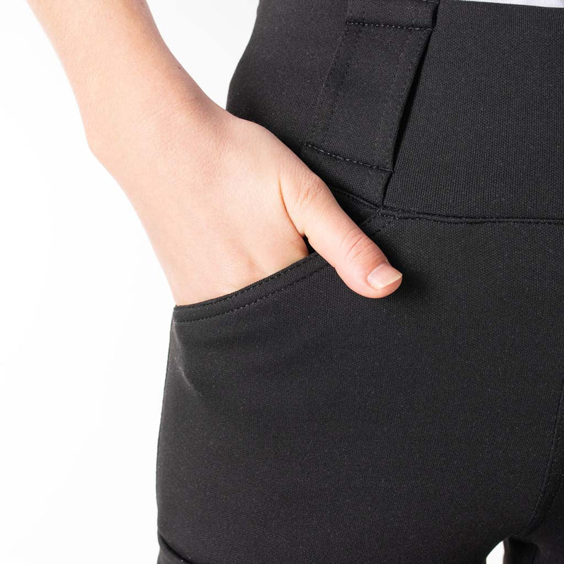 Rusty Stitches Cindy Cargo Ladies Motorcycle Leggings AA Knox Protection Black