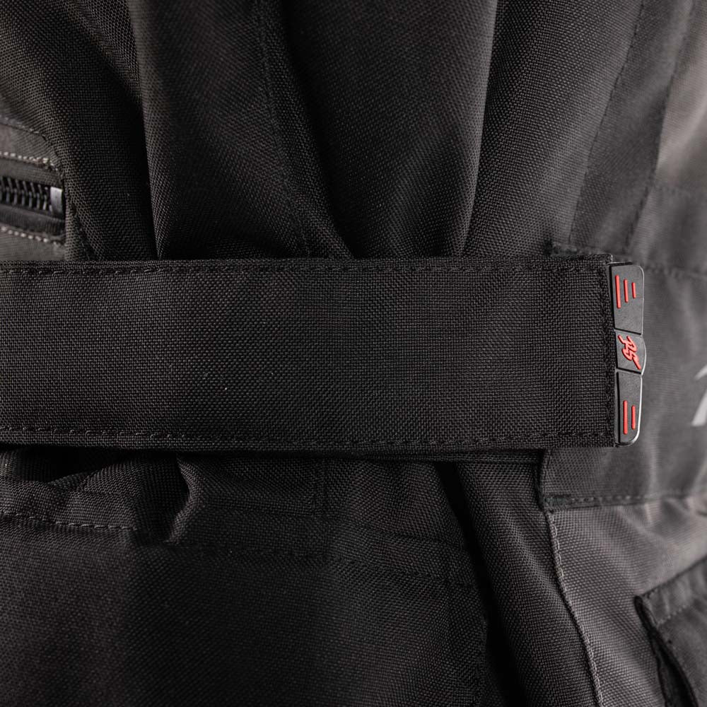 Rusty Stitches Cliff Adventure Motorcycle Jacket Waterproof AA Protection Black Grey Red