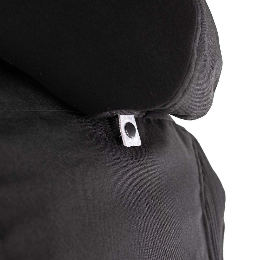 Rusty Stitches Dylan Waterproof Motorcycle Jacket AA Protection Black White