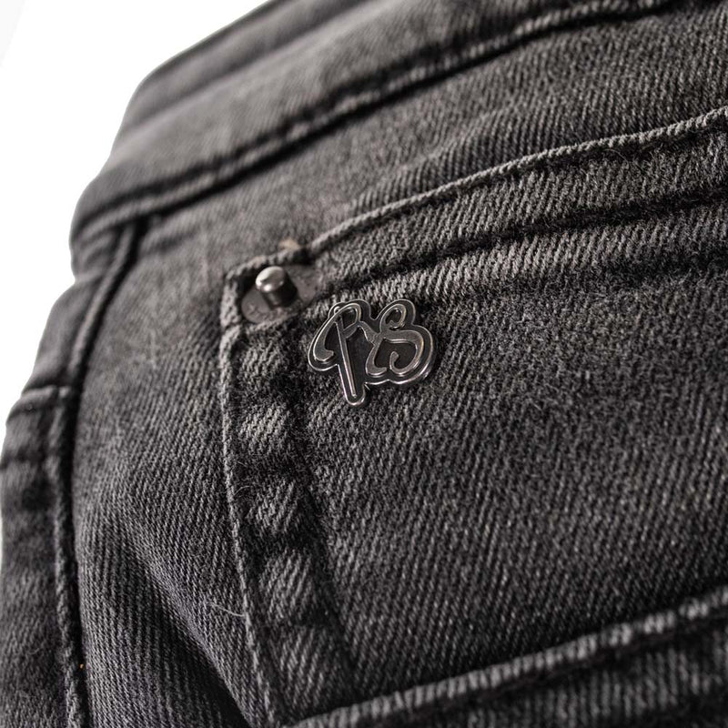 Rusty Stitches Emma Ladies Motorcycle Jeans Black CE A Stretch Skinny Fit
