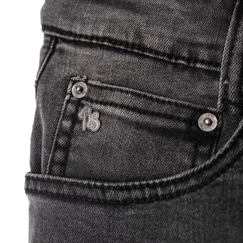 Rusty Stitches Emma Ladies Motorcycle Jeans Black CE A Stretch Skinny Fit