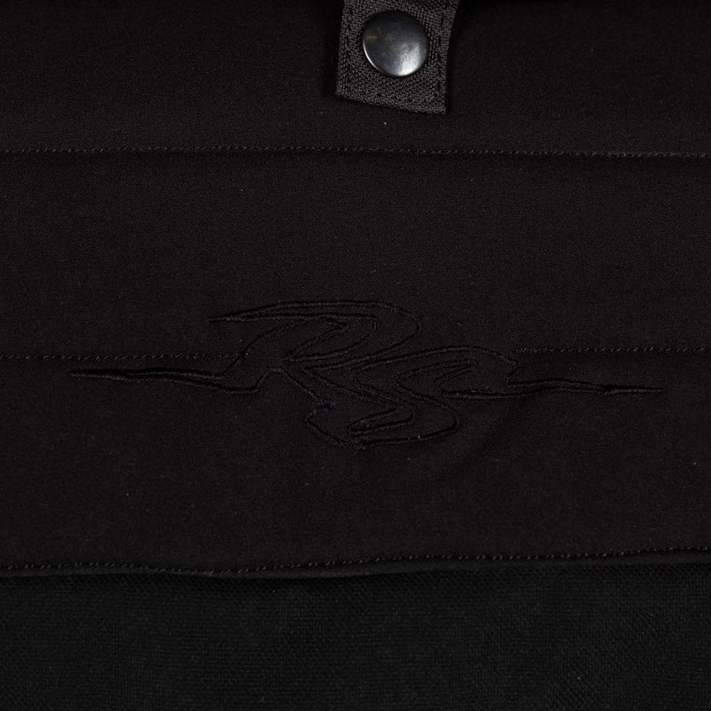 Rusty Stitches Liam Motorcycle Jacket Black Waterproof AA Urban With Protection and Hood