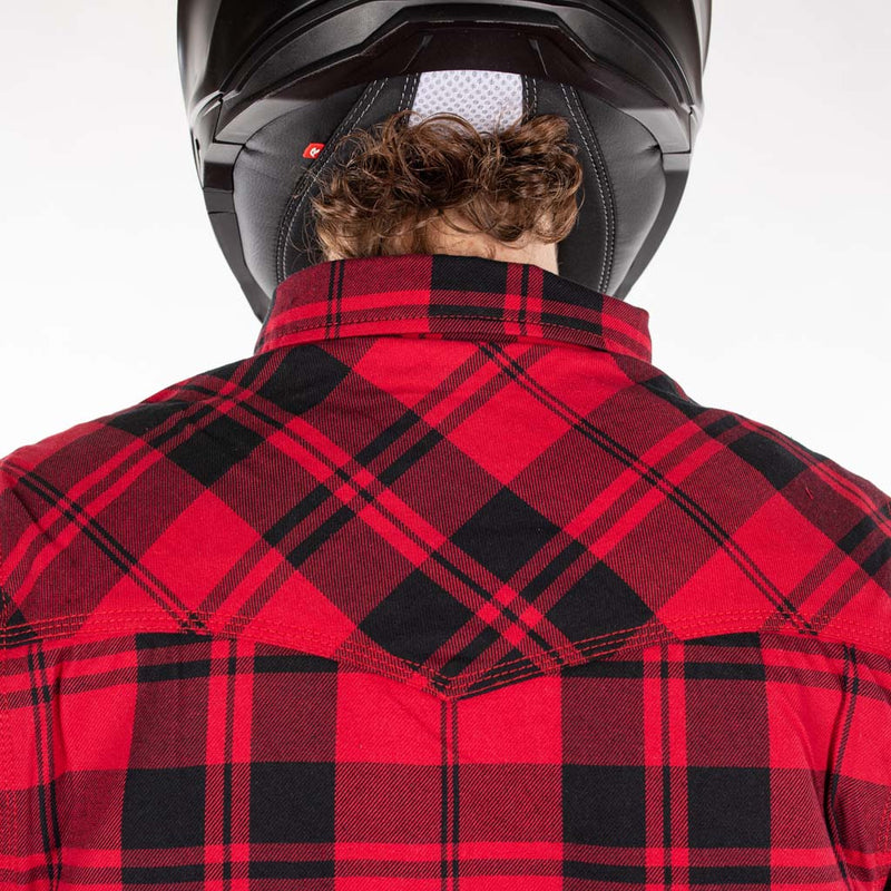 Rusty Stitches Neil V2 Motorcycle Jacket Men Vintage Lumber AA With Kevlar Protection