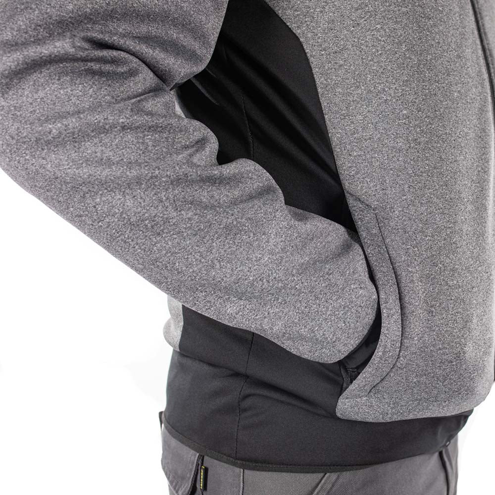 Rusty Stitches Sem Midlayer Motorradjacke Grau Leicht Warm Isolierend