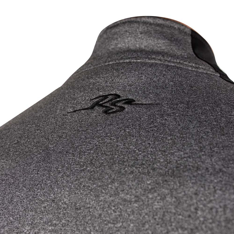 Rusty Stitches Sem Midlayer Motorradjacke Grau Leicht Warm Isolierend