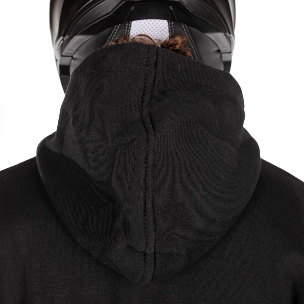 Rusty Stitches Super Peter Motorcycle Hoodie Black Kevlar AA With Protection