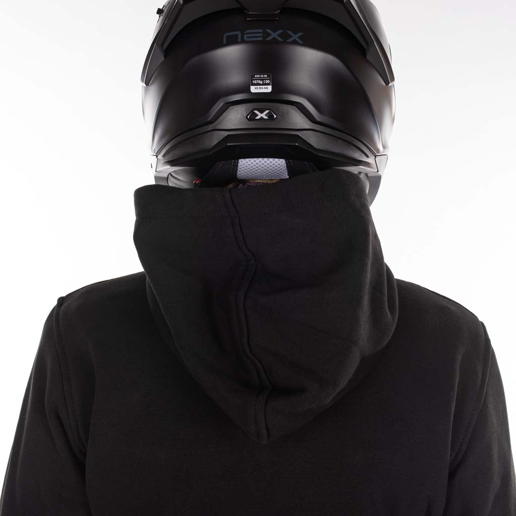 Rusty Stitches Wendy Ladies Motorcycle Hoodie Black Kevlar AA With Protection