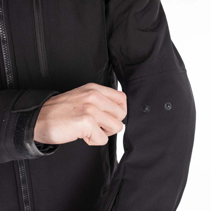 Rusty Stitches William Motorcycle Jacket Black Oil Reflection Reflective Softshell With Protection