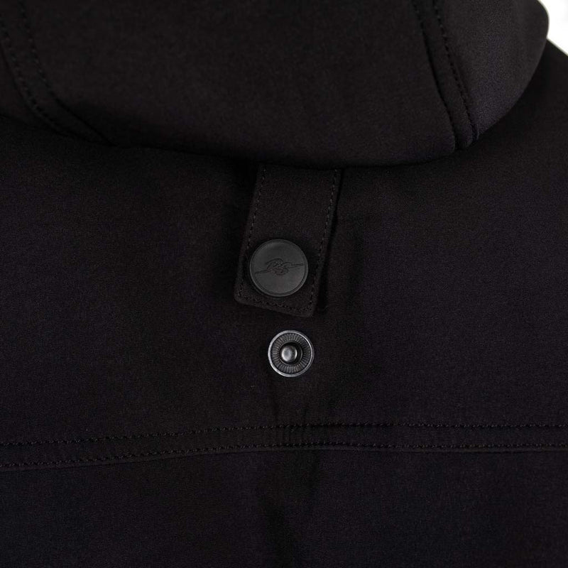 Rusty Stitches William Motorcycle Jacket Black Oil Reflection Reflective Softshell With Protection