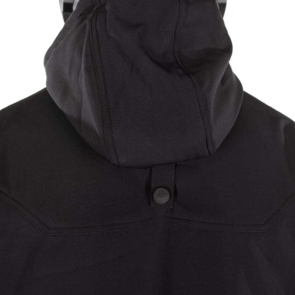 Rusty Stitches William Motorcycle Jacket Black Oil Reflection Reflective Softshell With Protection