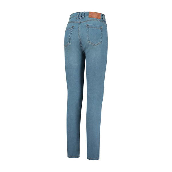 Rusty Stitches Emma Dames Motorjeans Blauw CE A Stretch Skinny Fit