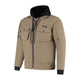 Rusty Stitches Glenn Motorjas Met Hoodie AA Protectie Bruin