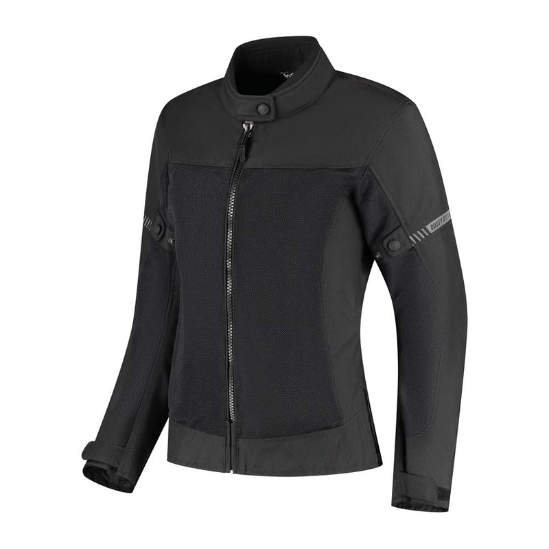 Rusty Stitches Jodi Ladies Motorcycle Jacket AA Mesh Summer Jacket Black