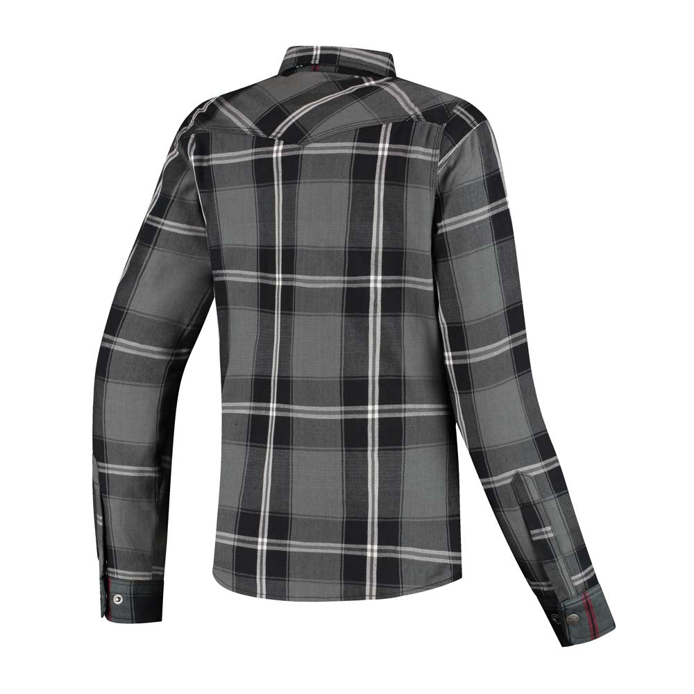 Rusty Stitches Liss V2 Motorcycle Jacket Grey White Black With Kevlar Protection