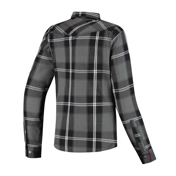 Rusty Stitches Liss V2 Motorcycle Jacket Grey White Black With Kevlar Protection