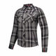 Rusty Stitches Liss V2 Motorjas Grijs Wit Zwart Met Kevlar Protectie