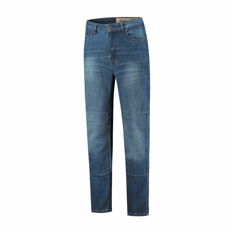 Rusty Stitches Logan Motorcycle Jeans Denim Blue CE A Stretch Skinny Fit