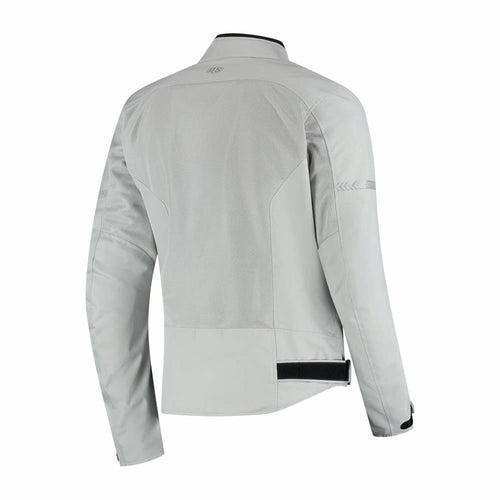 Rusty Stitches Mike Motorjas Lichtgrijs Zomer AA Met Protectie en Ventilatie
