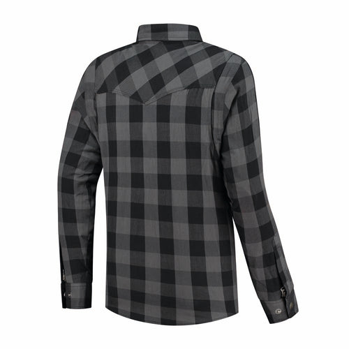 Rusty Stitches Neil V2 Lumber Grijs Zwart Met Kevlar Protectie