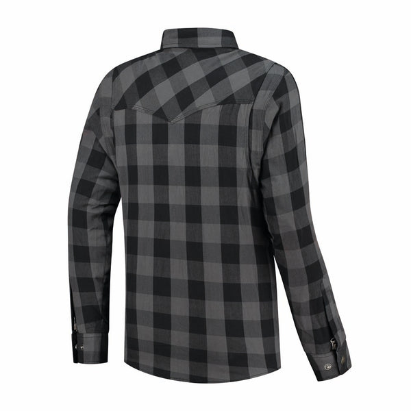 Rusty Stitches Neil V2 Lumber Grijs Zwart Met Kevlar Protectie