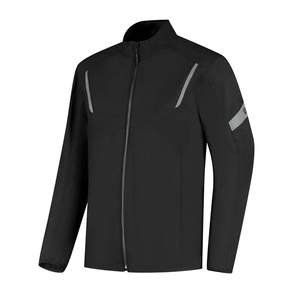 Rusty Stitches Nico Rain Jacket Motorcycle Waterproof 10K Overcoat Black