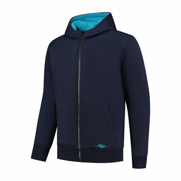 Rusty Stitches Peter Motor Hoodie Navy Kevlar AA Met Protectie