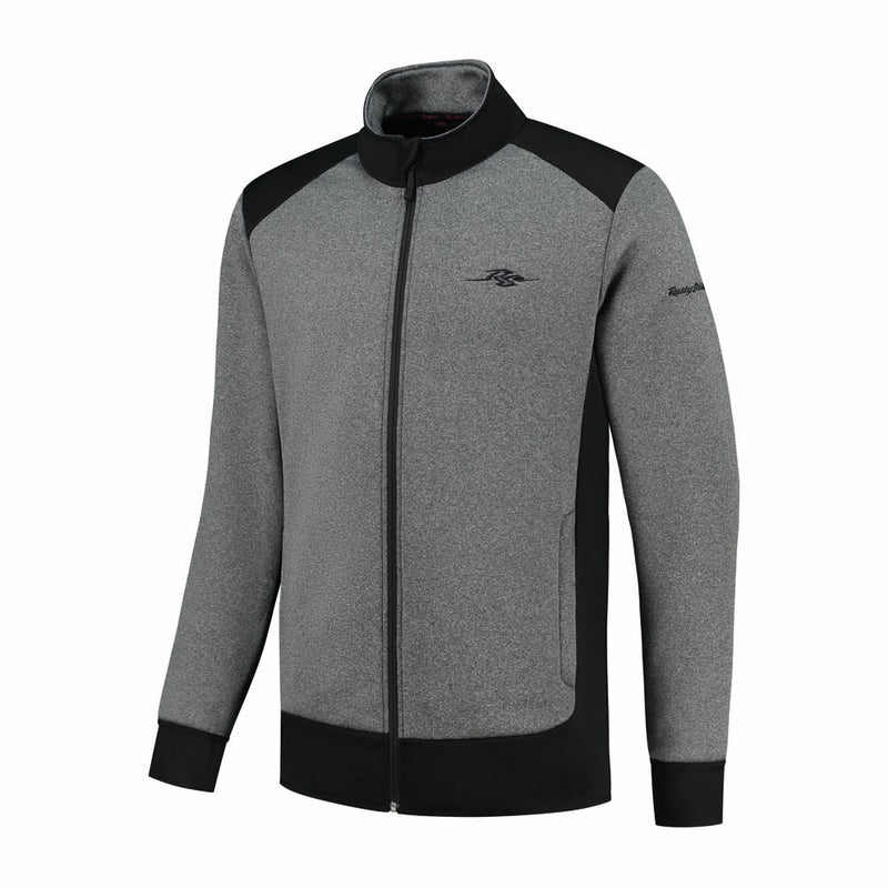 Rusty Stitches Sem Midlayer Motorradjacke Grau Leicht Warm Isolierend