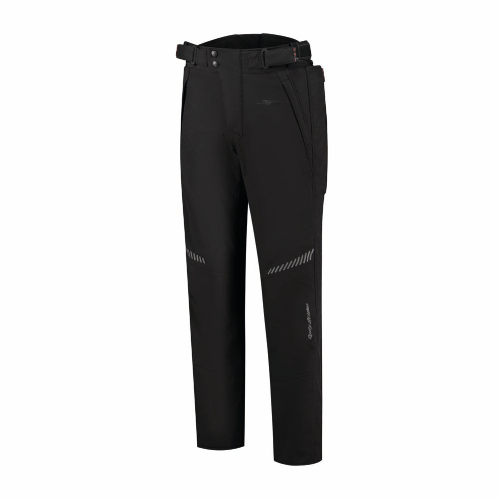 Rusty Stitches Softshell Overpants Motorcycle Trousers Waterproof Black CE A