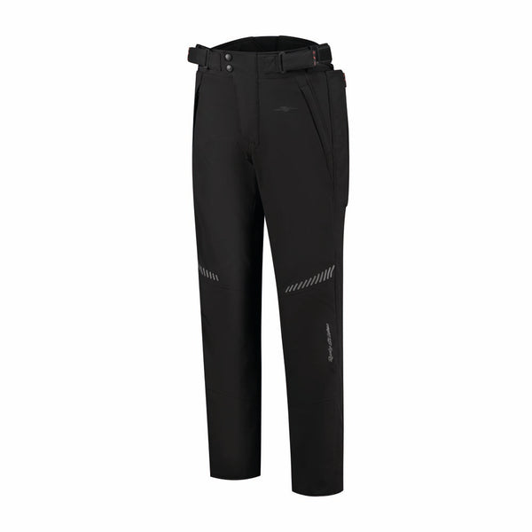 Rusty Stitches Softshell Overpants Motorcycle Trousers Waterproof Black CE A