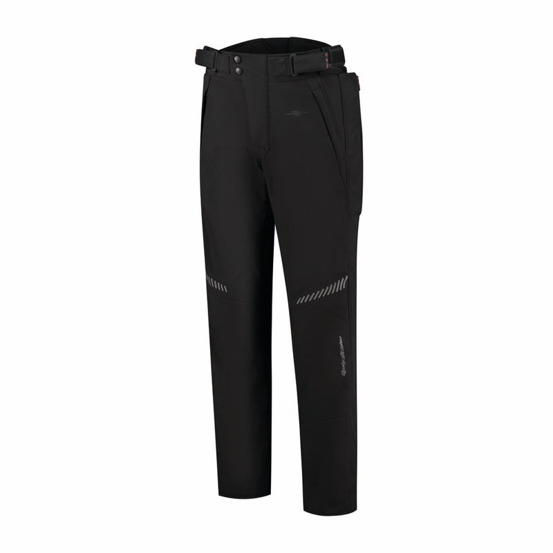 Rusty Stitches Softshell Overpants Motorcycle Trousers Waterproof Black CE A