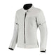 Rusty Stitches Super Jodi Dames Motorjas AA Mesh Zomerjas Lichtgrijs