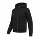 Rusty Stitches Super Wendy Dames Motor Hoodie Zwart Kevlar AA Met Protectie