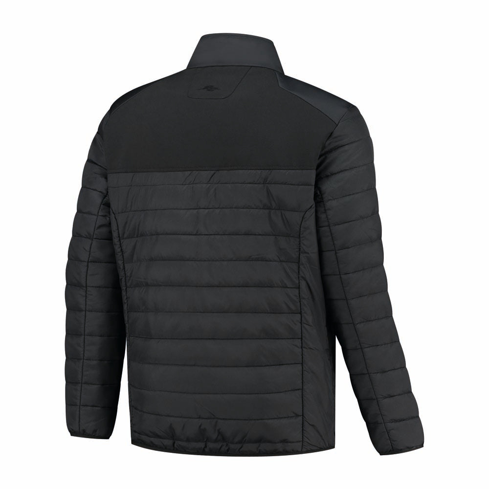 Rusty Stitches Thomson Midlayer Motorcycle Jacket Black Lightweight Warm Insulating