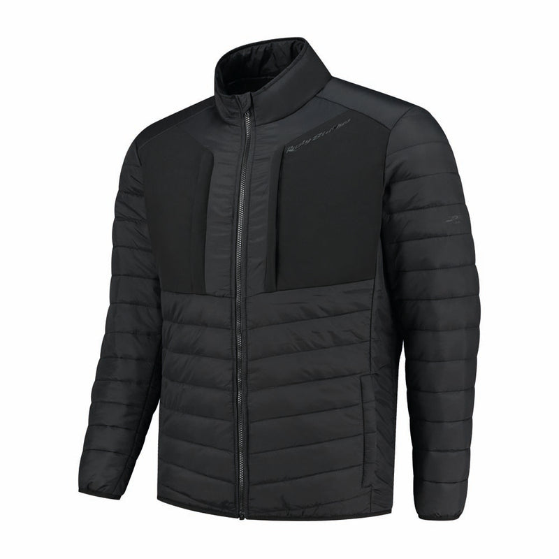 Rusty Stitches Thomson Midlayer Motorcycle Jacket Black Lightweight Warm Insulating