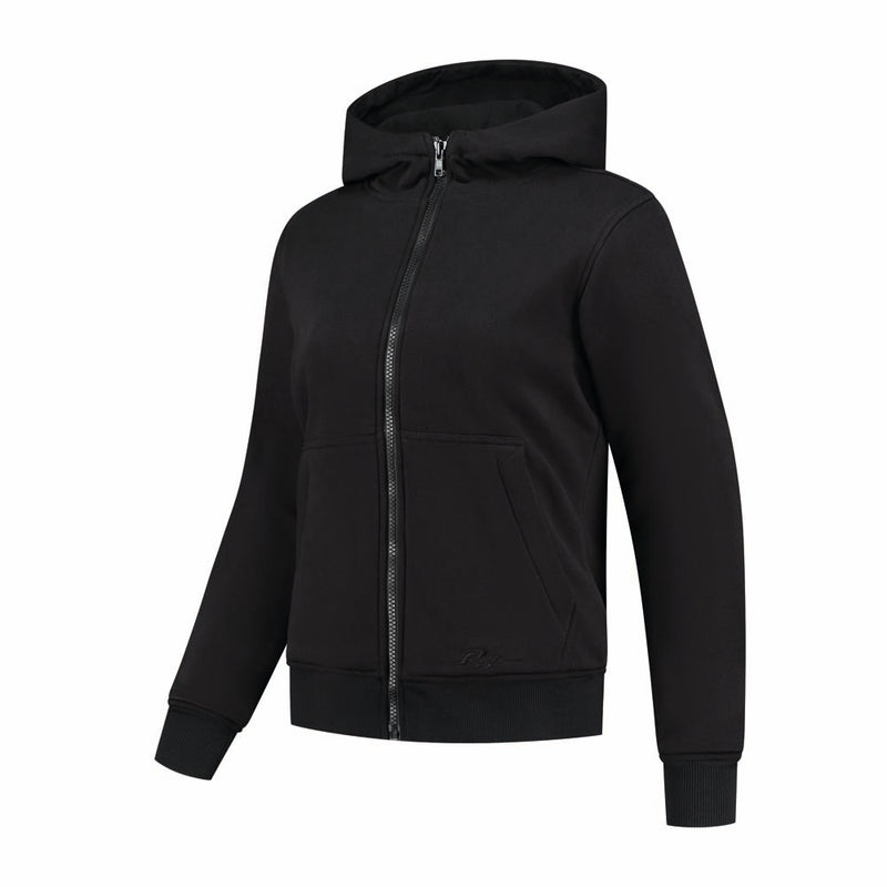 Rusty Stitches Wendy Ladies Motorcycle Hoodie Black Kevlar AA With Protection