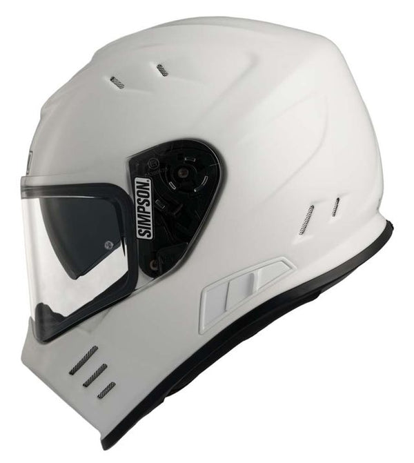 Simpson Venom White Full-Face Helmet Sport Motorcycle Helmet Pinlock Ready