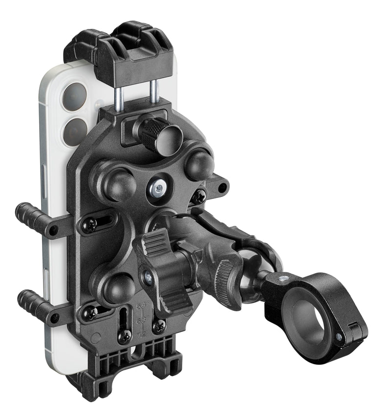 Interphone CRAB Rugged Telefoonhouder – Premium Antivibratie voor Grote Telefoons aanzicht 2
