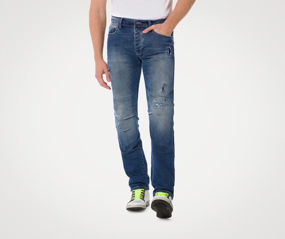 PMJ Street Motorjeans Heren – T-Tex Twaron Slim Fit Motorbroek aanzicht 5