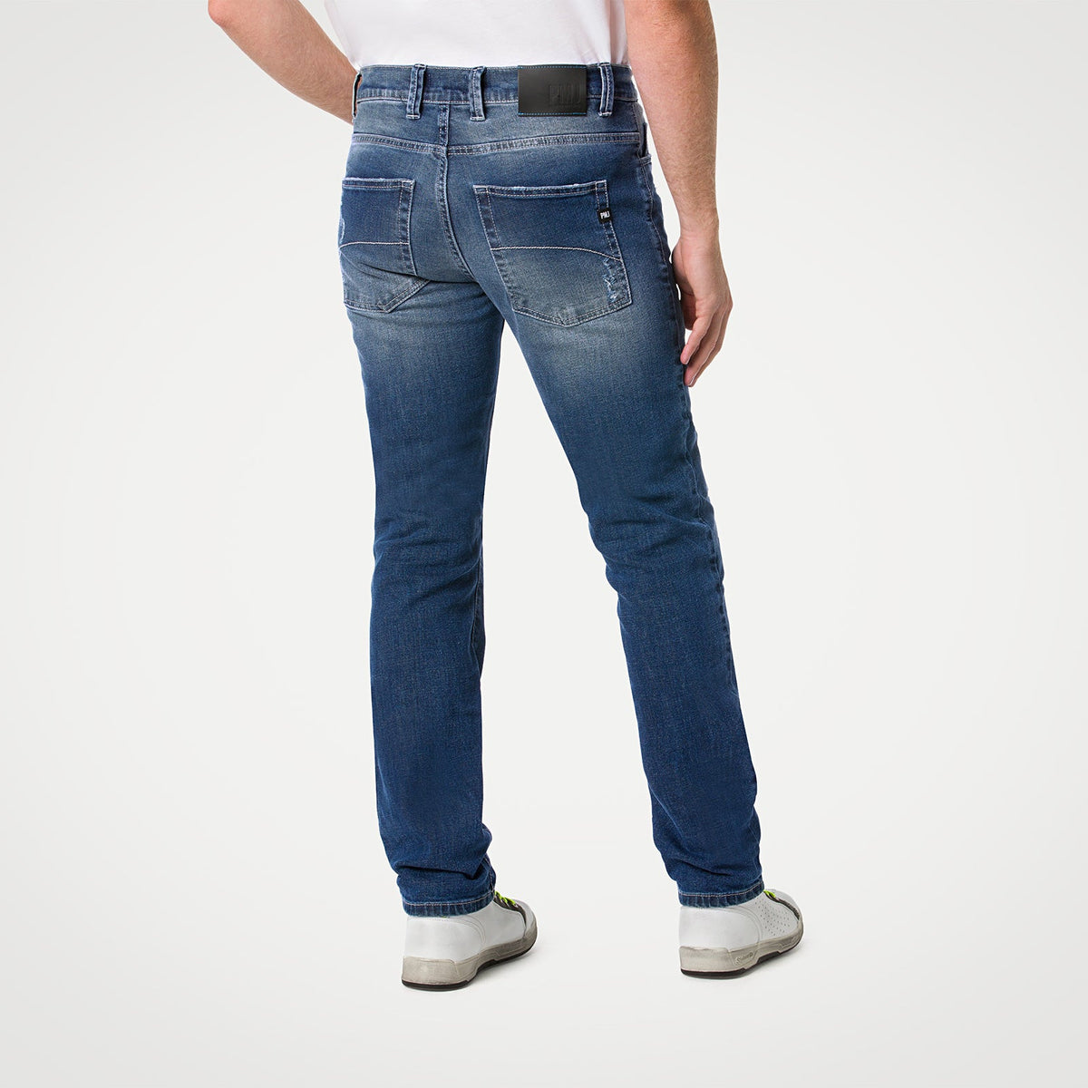 PMJ Street Motorjeans Heren – T-Tex Twaron Slim Fit Motorbroek aanzicht 6