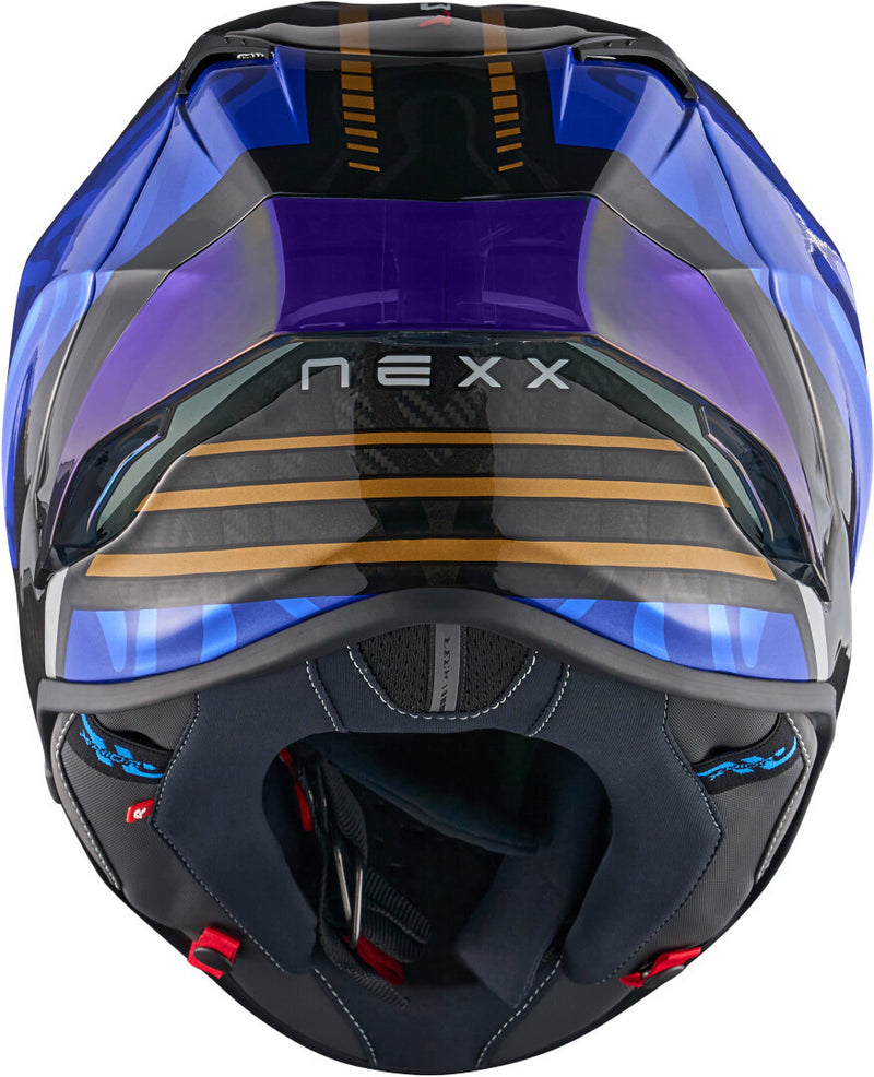 Nexx X R3R Swirl Carbon Sky Blue