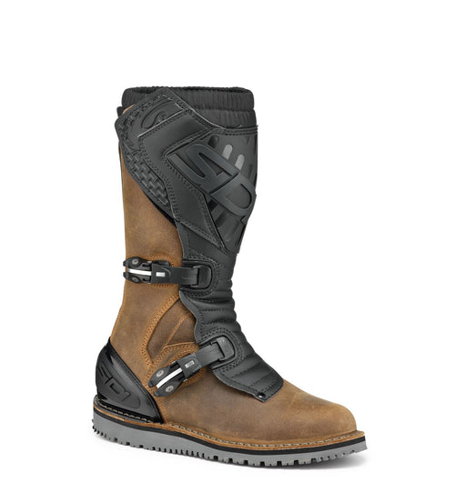 Sidi Trial Zero.2 Triallaarzen Tobacco-Zwart