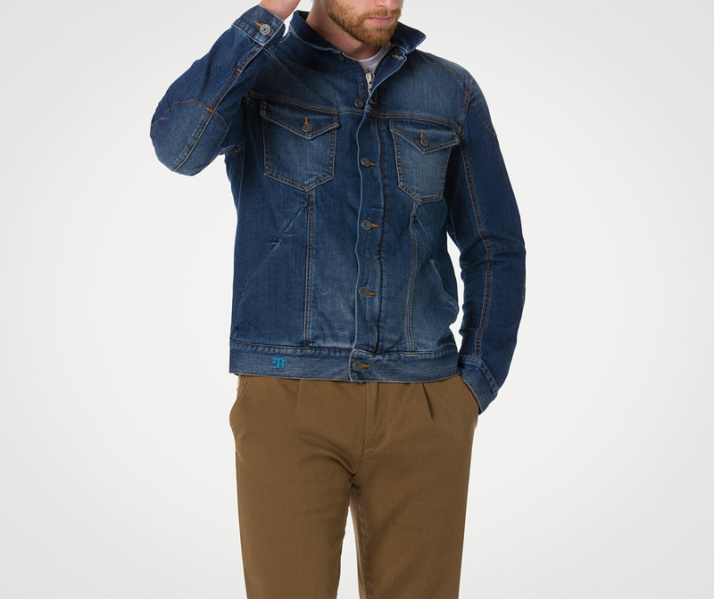 PMJ West Spijkerjas Heren – AAA T-Tex Pro Twaron Motorjas aanzicht 5
