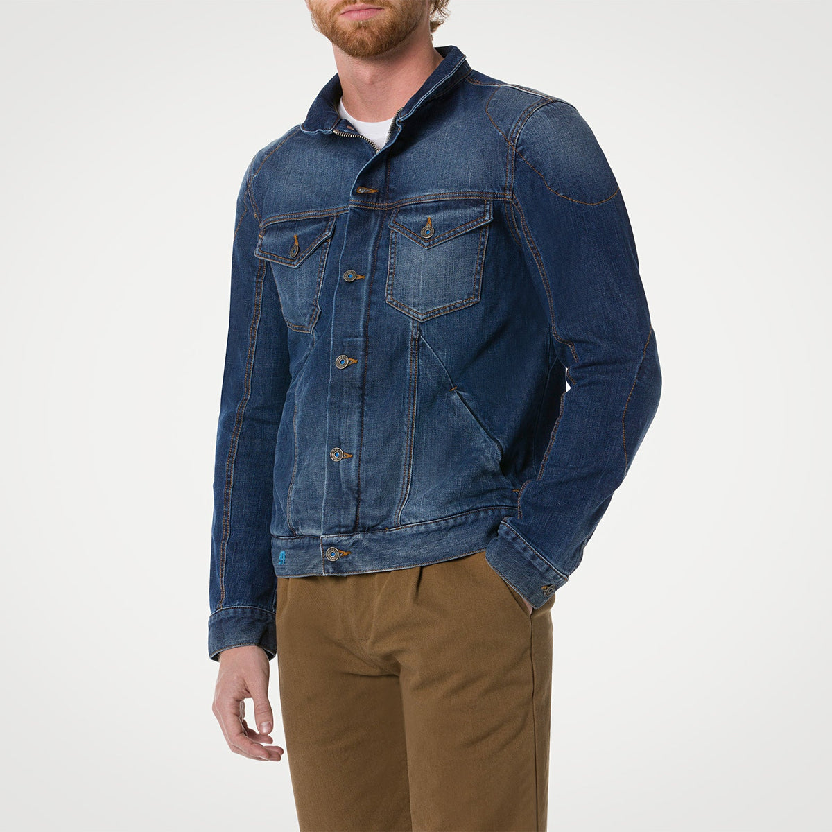 PMJ West Spijkerjas Heren – AAA T-Tex Pro Twaron Motorjas aanzicht 6
