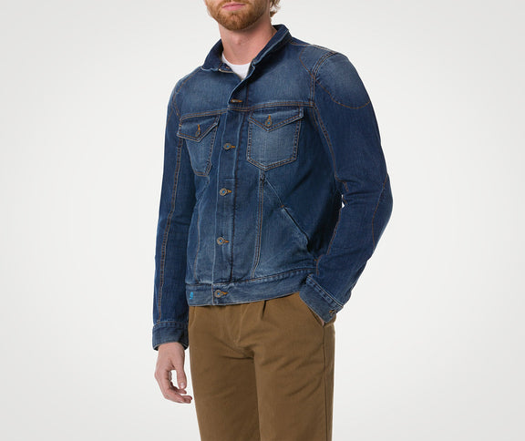 PMJ West Spijkerjas Heren – AAA T-Tex Pro Twaron Motorjas aanzicht 6