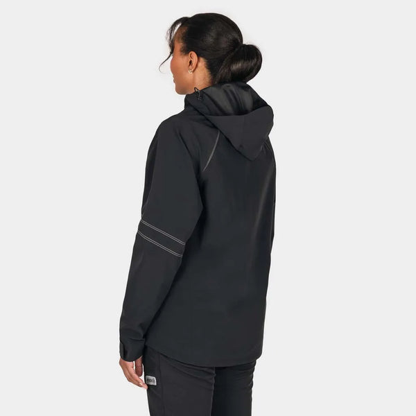 Knox Impass Damen Wasserdichte Motorradjacke Schwarz
