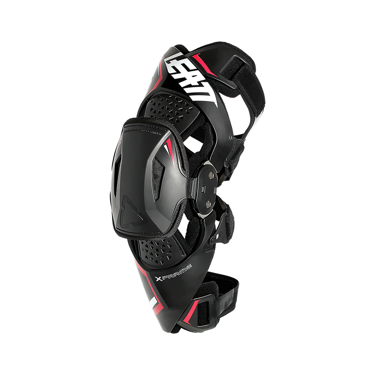 Leatt Knee Brace X-Frame Pair Black – Premium Carbon Knee Braces for Motocross, Enduro & Off-road