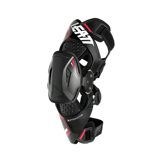 Leatt Knee Brace X-Frame Pair Black – Premium Carbon Knee Braces for Motocross, Enduro & Off-road
