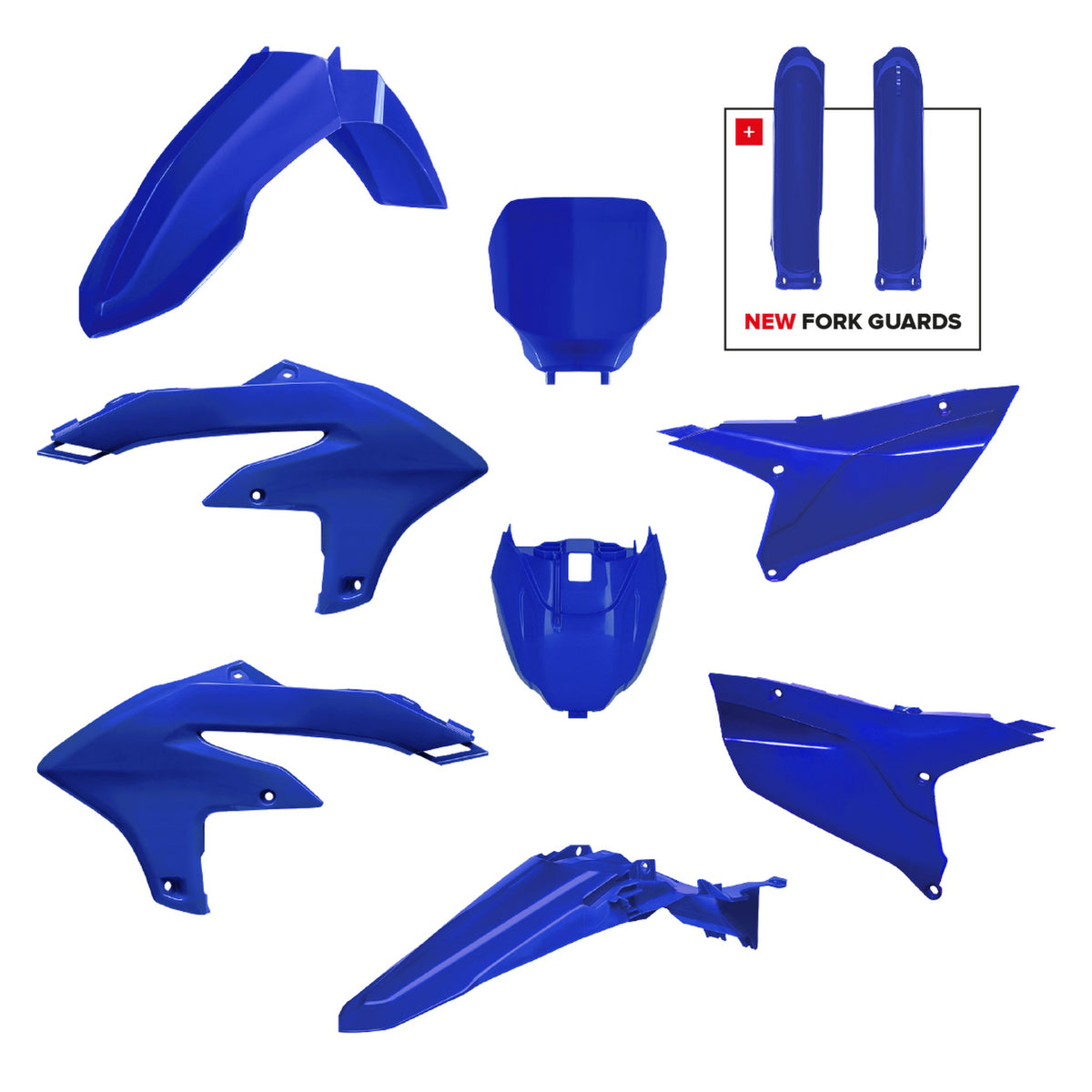 Polisport Plasticset Blauw YAMAHA YZ250F/YZ450F