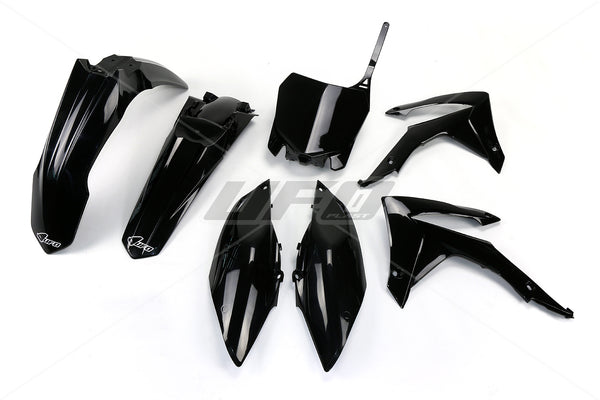 UFO Plasticset Zwart Honda CRF250R/CRF450R 2013-2017