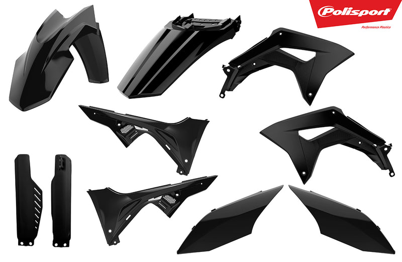 Polisport Plasticset Zwart HONDA CRF150L 2017-2025